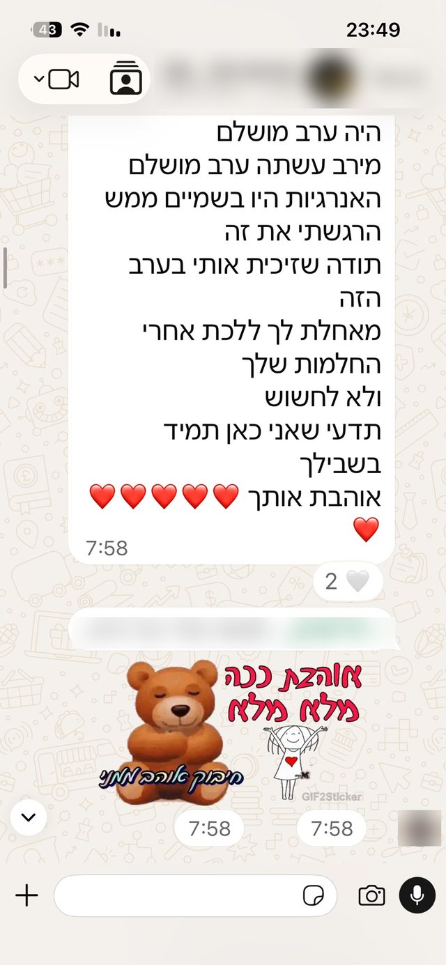 הודעת תודה מנשים שהשתתפו בערב הפרשת חלה: היה ערב מושלם, האנרגיות היו בשמיים